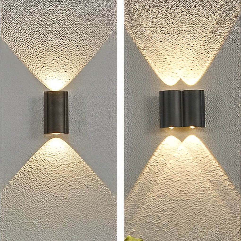 Creative Wave Up and Down LED Waterproof Modern Wall Washer Light