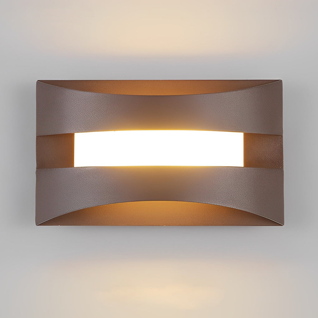 Rectangular Minimalist Nordic LED Bedside Wall Lamp