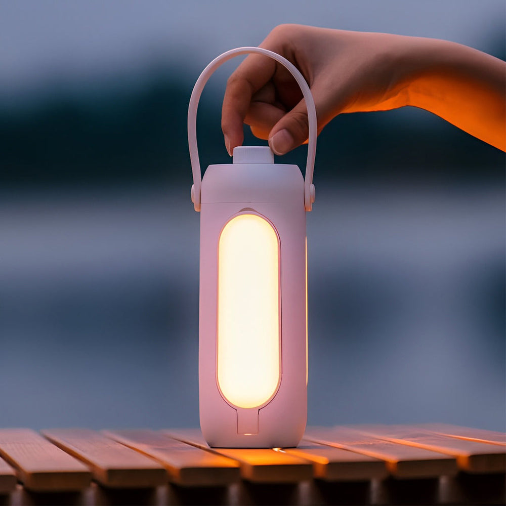 Adjustable Cover USB Rechargeable Dimmable LED Camping Lamp