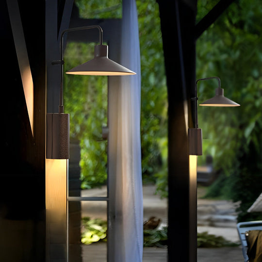 Waterproof LED Outdoor Swing Arm Wall Sconce