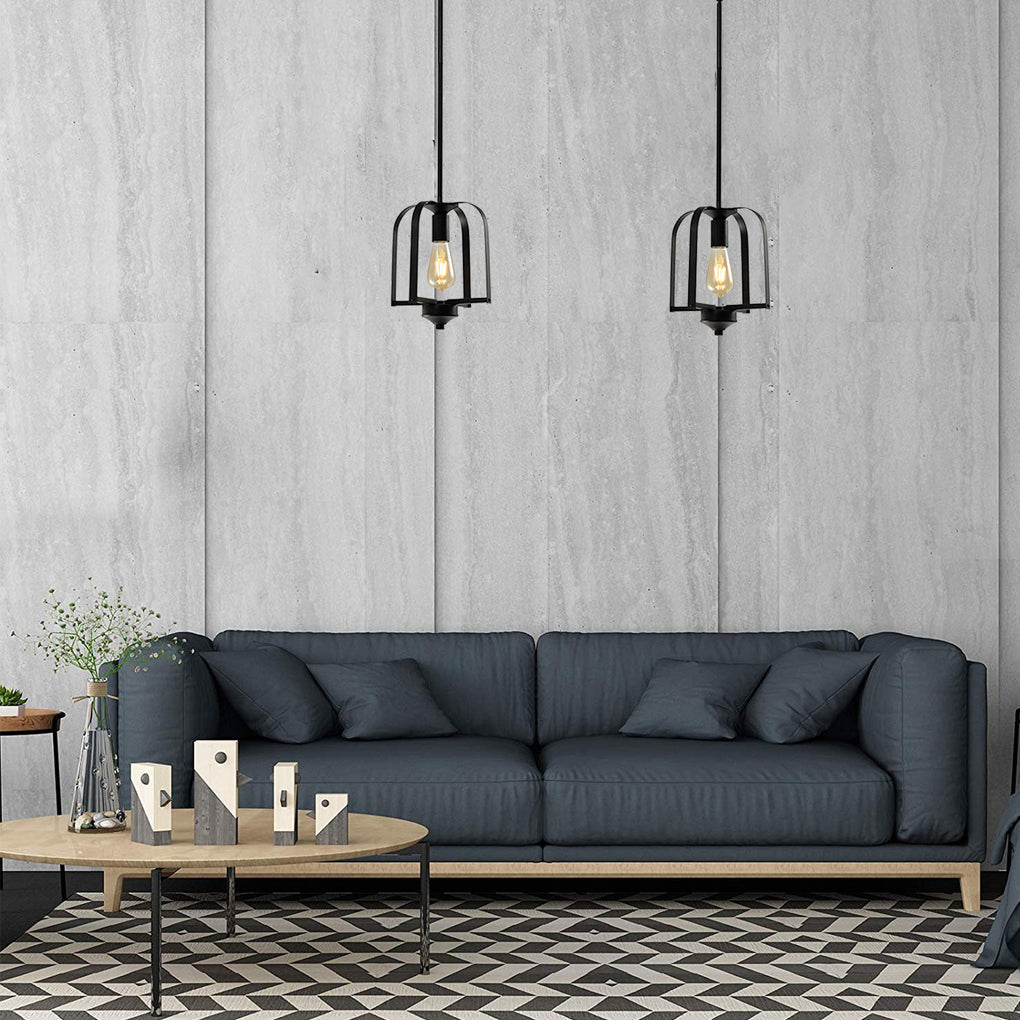 Creative Iron Cage American Country Style Chandelier Ceiling Light