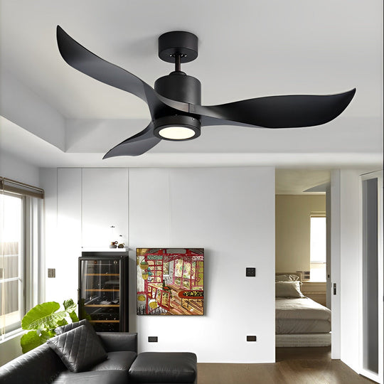 3-Blade Intelligent LED Nordic Ceiling Fan with Remote Control