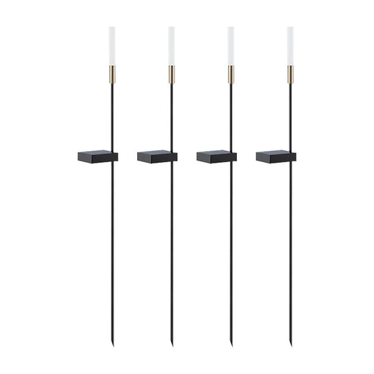 Reed & Cattail Outdoor Column Lights Low Voltage Solar LED Landscaping Garden Lawns Lighting