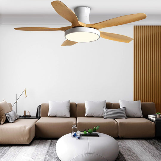 60" Frequency Conversion Ceiling Fan Chandelier with Remote Control