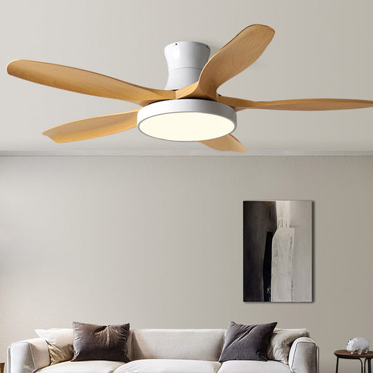 60" Frequency Conversion Ceiling Fan Chandelier with Remote Control