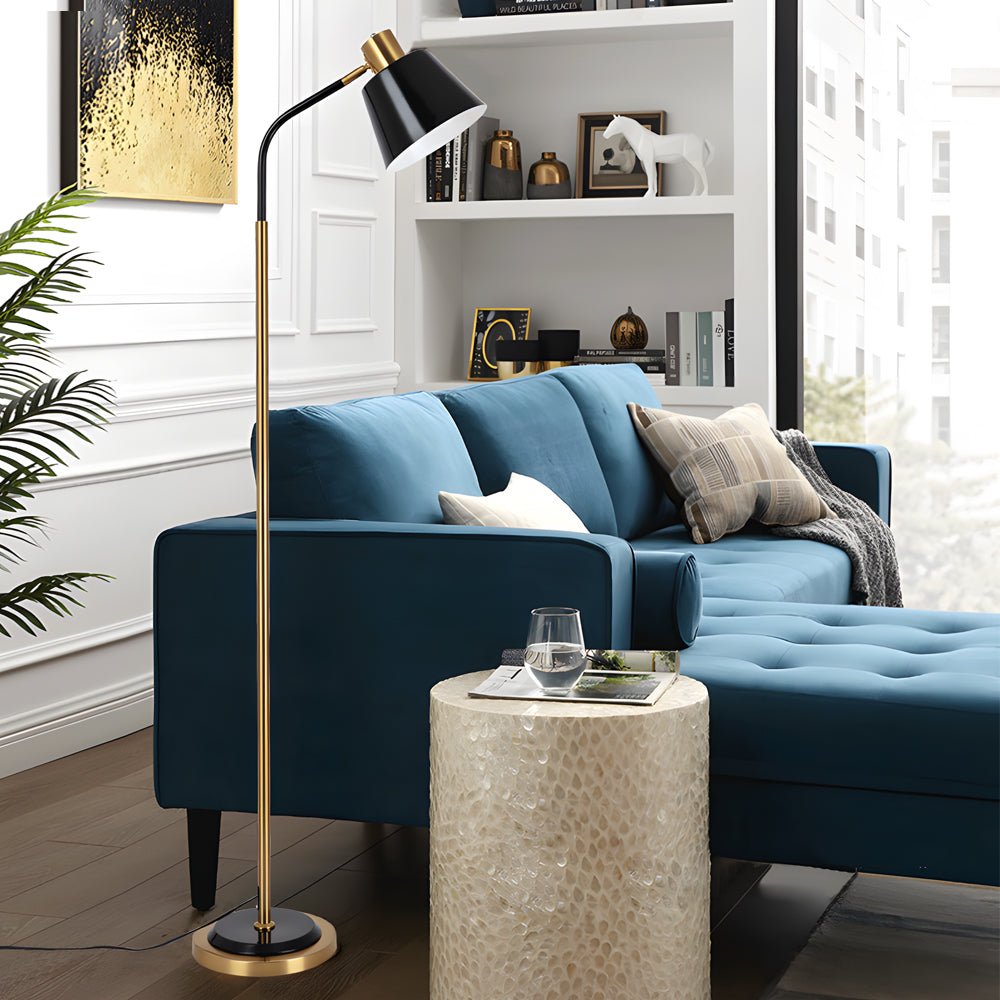 62-Inch Metal Rotatable Reading Floor Lamp