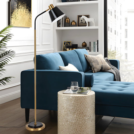 62-Inch Metal Rotatable Reading Floor Lamp