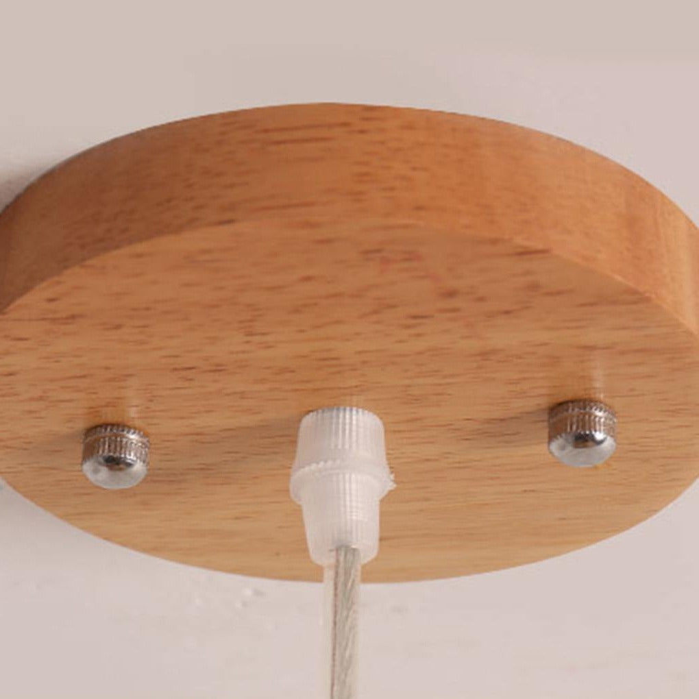 3-Tiered Rustic Bamboo Woven Pendant Light
