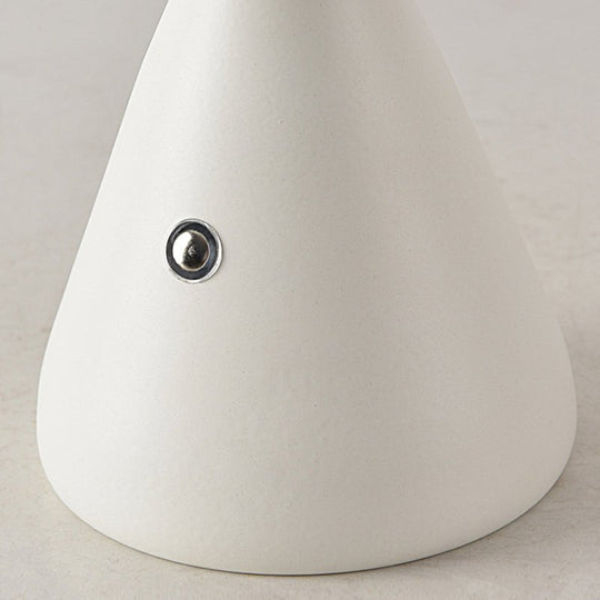 6.3" Metal Mushroom Cloud LED Table Lamp – Cordless Touch Control