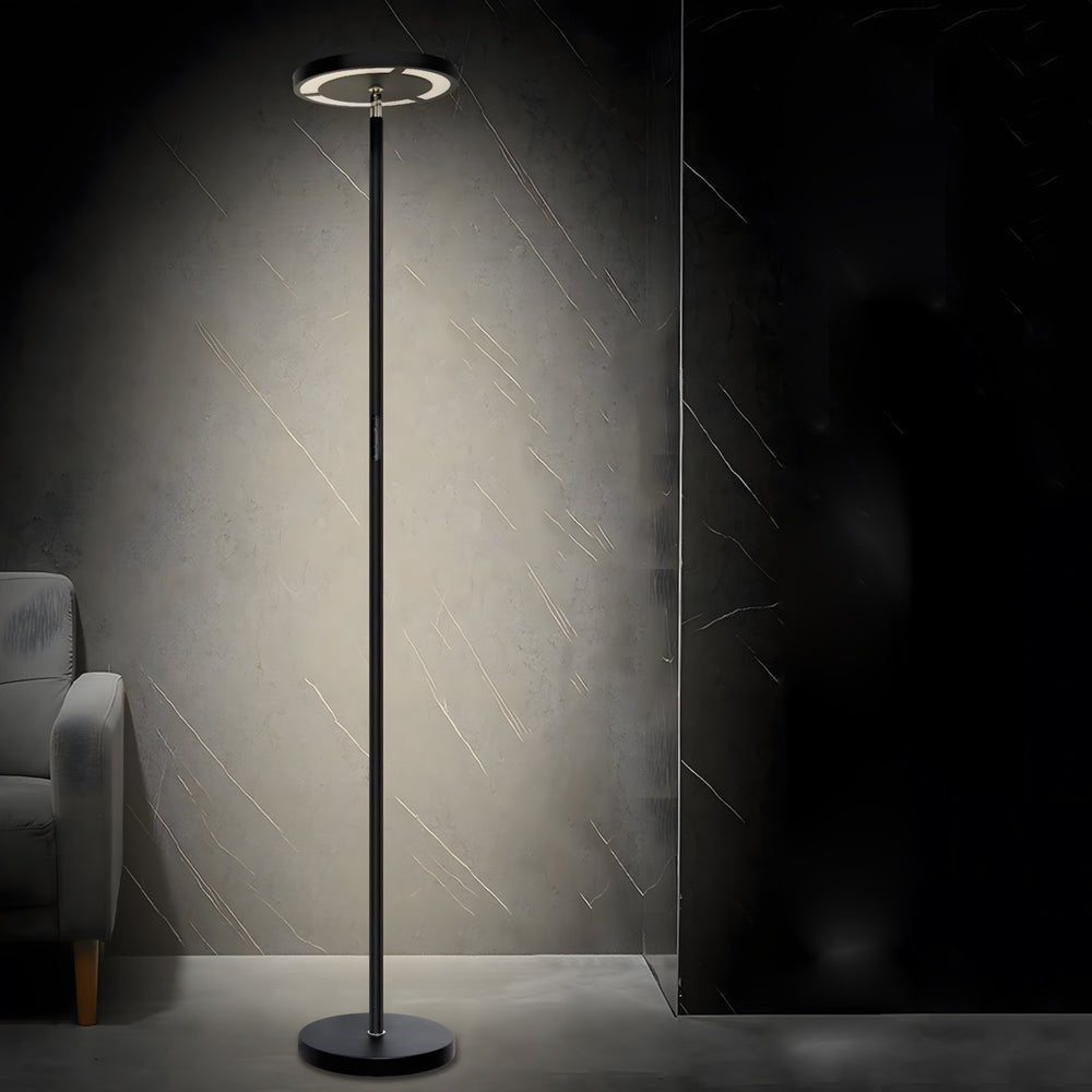 66 Inch Dimmable RGB LED Torchiere Adjustable Floor Lamp
