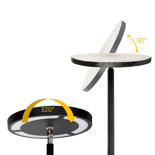 66 Inch Dimmable RGB LED Torchiere Adjustable Floor Lamp