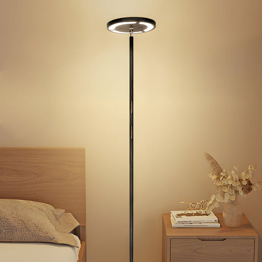 66 Inch Dimmable RGB LED Torchiere Adjustable Floor Lamp