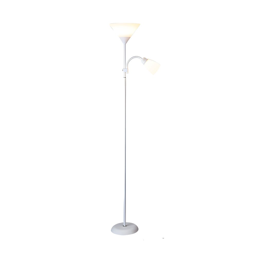 67 Inch Modern Torchiere Uplight Floor Lamp with Adjustable Sidelight