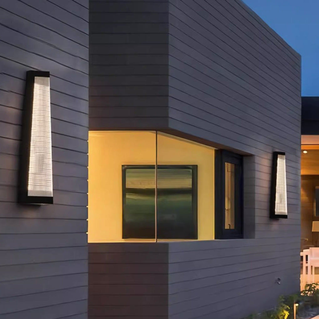 Striped Acrylic Waterproof LED Outdoor Wall Light