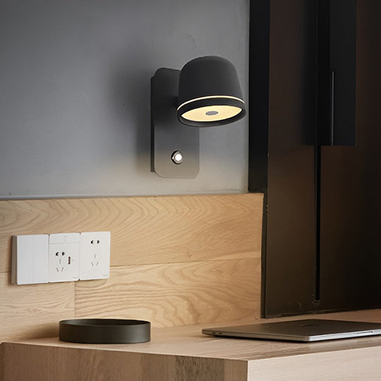 Adjustable Round Stepless Dimming LED Nordic Wall Lamp