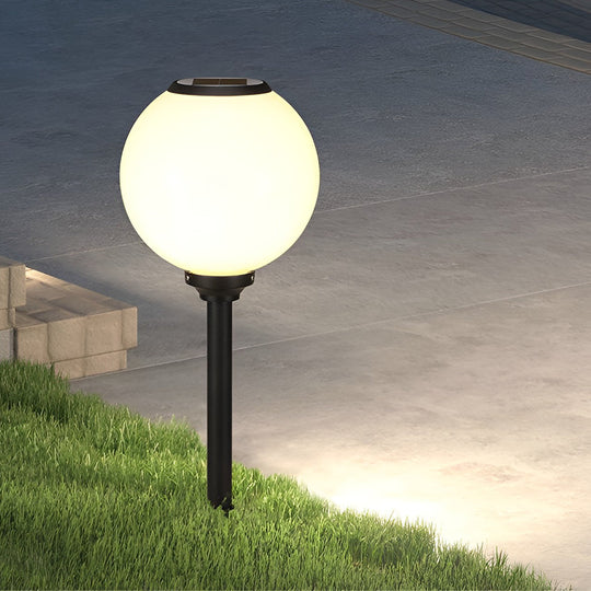 Adjustable Brightness LED Solar Pathway Lights – Round Ball Design