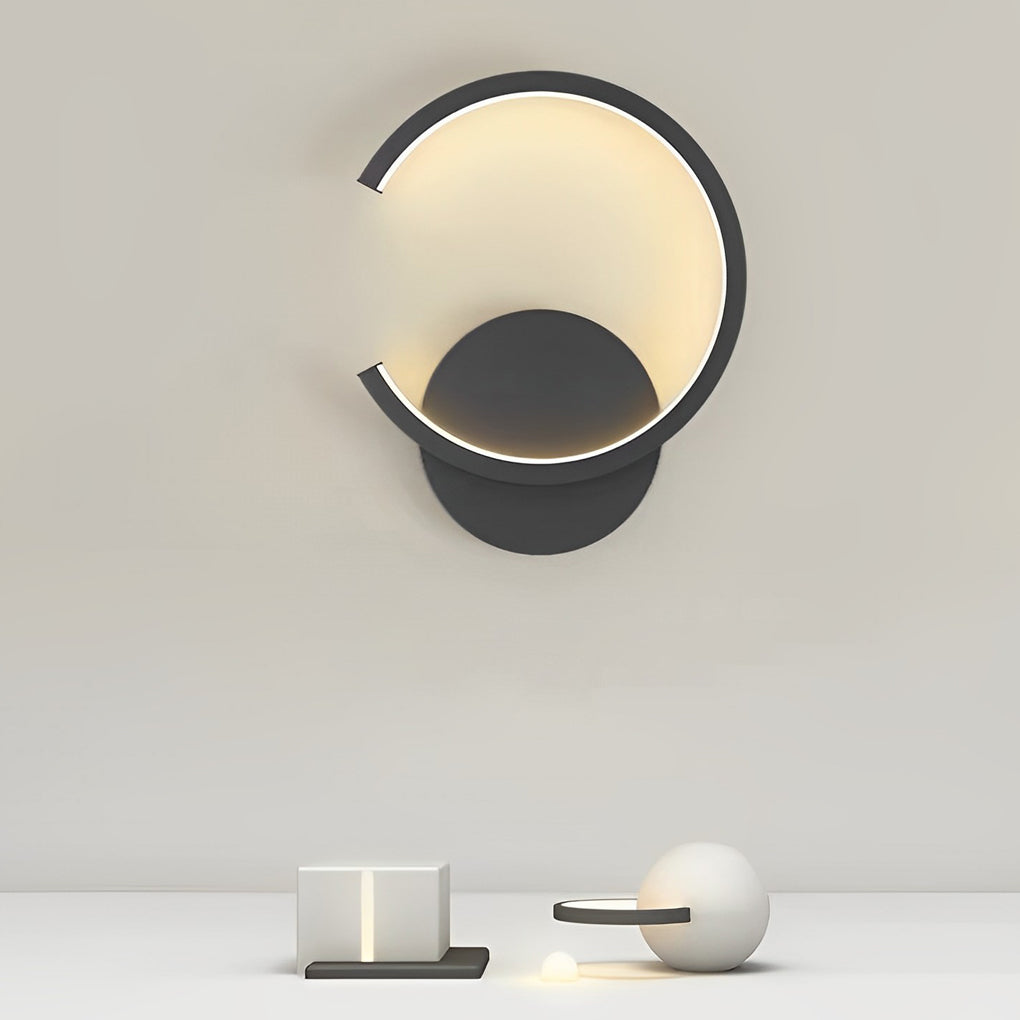 Round Stepless Dimming Nordic LED Wall Lamp