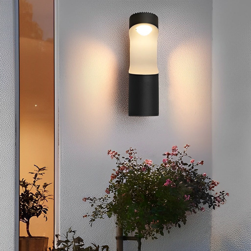 Creative Black Modern Outdoor Wall Lamp with LED