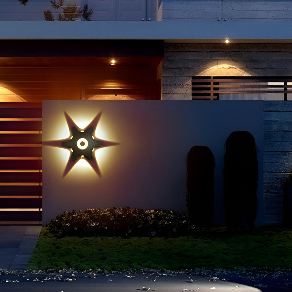 Flower Shaped LED Waterproof Nordic Wall Sconce