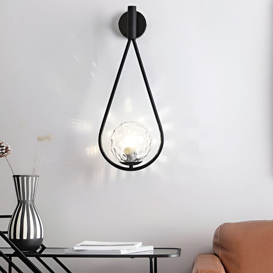 Water Drop Shaped LED Nordic Wall Lamp – Modern Wall Sconce