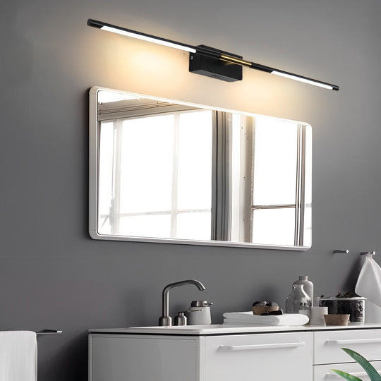 Black & Gold Linear LED Bathroom Vanity Light Bar