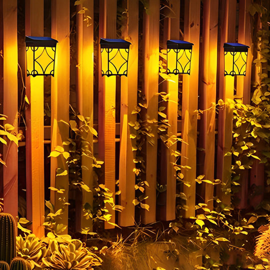 Solar LED RGB Motion Sensor Outdoor Waterproof Wall Lights