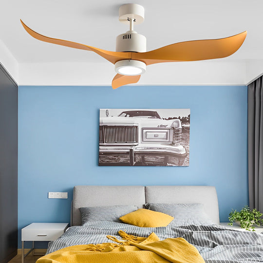 3-Blade Intelligent LED Nordic Ceiling Fan with Remote Control