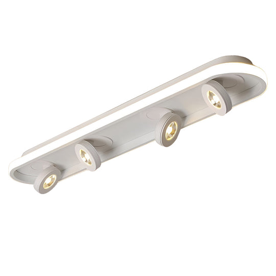 Rounded Rectangular – LED Adjustable Spotlight Modern Ceiling Light