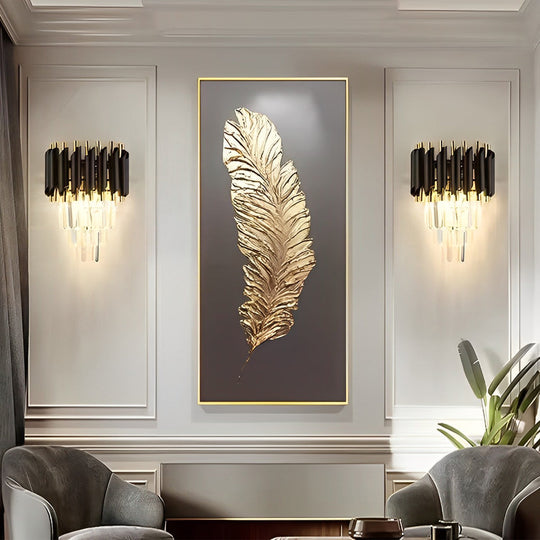 Creative Crystal Glass LED Postmodern Wall Lamp