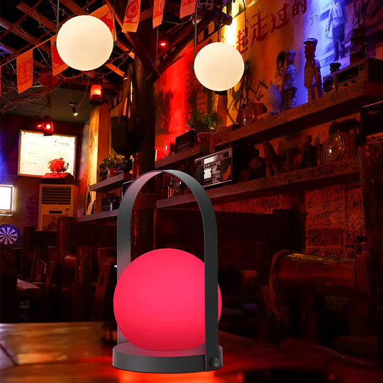 Opal LED RGB Mini Globe Table Lamp with Remote