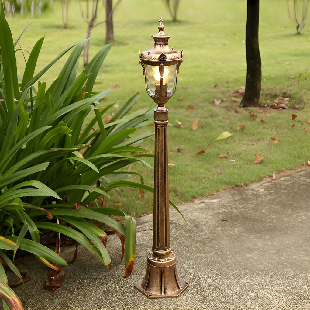 European Style Waterproof Outdoor Lawn Lamp Elegant Pathway Lighting