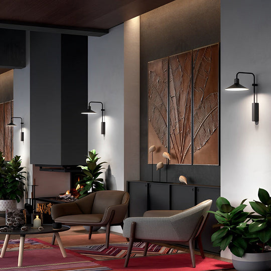 Waterproof LED Outdoor Swing Arm Wall Sconce