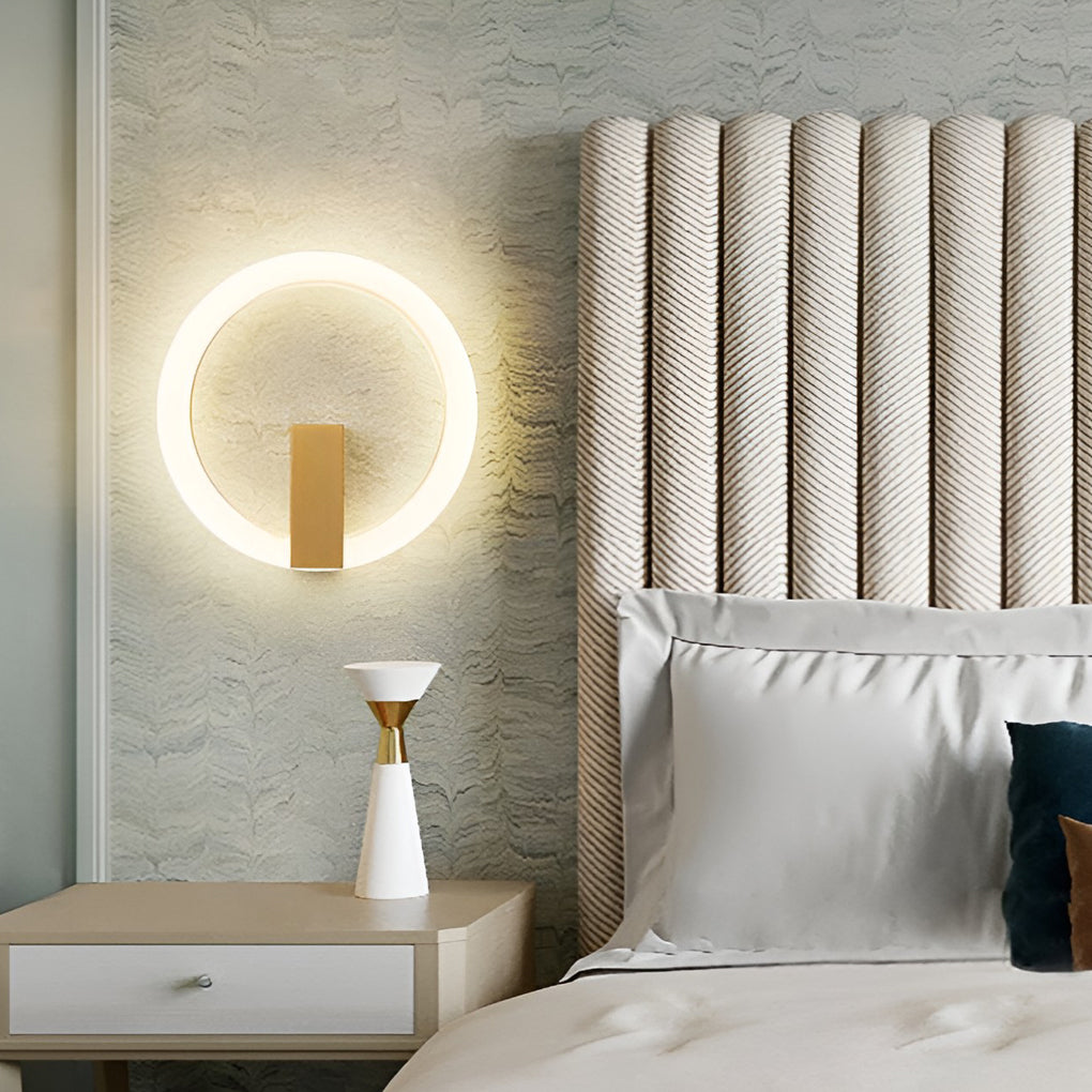 Circle Dimmable LED Modern Wall Sconce