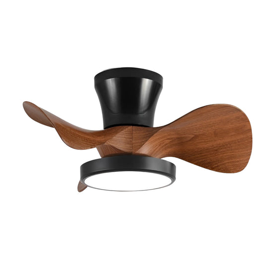 3-Blade Mute LED Dimmable Nordic Ceiling Fan with Remote