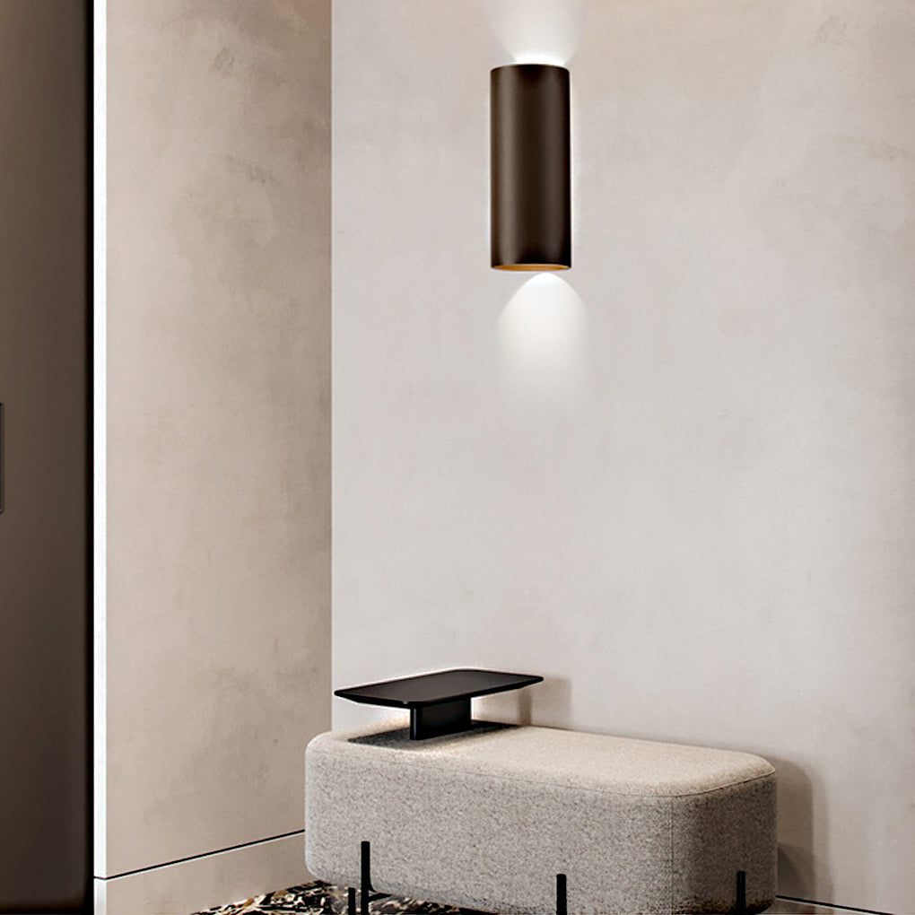 Cylindrical Up and Down Modern LED Wall Lamp