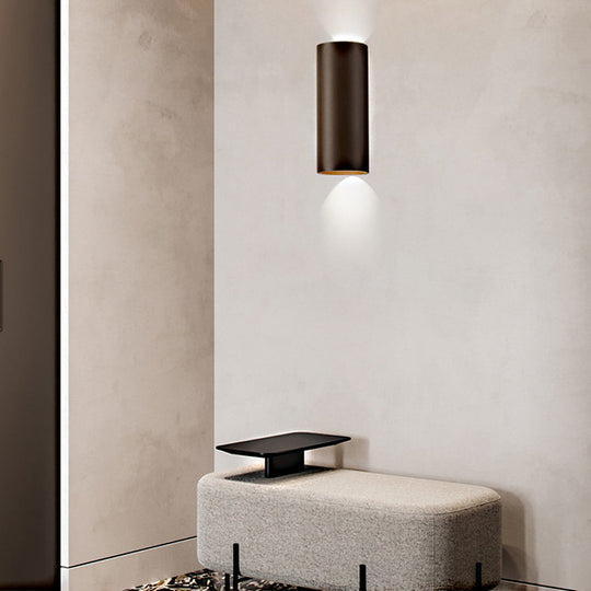 Cylindrical Up and Down Modern LED Wall Lamp