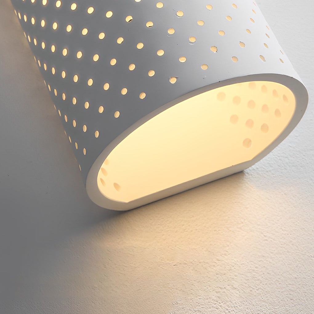 Minimalist Cylindrical Gypsum Waterproof LED Wall Lamp