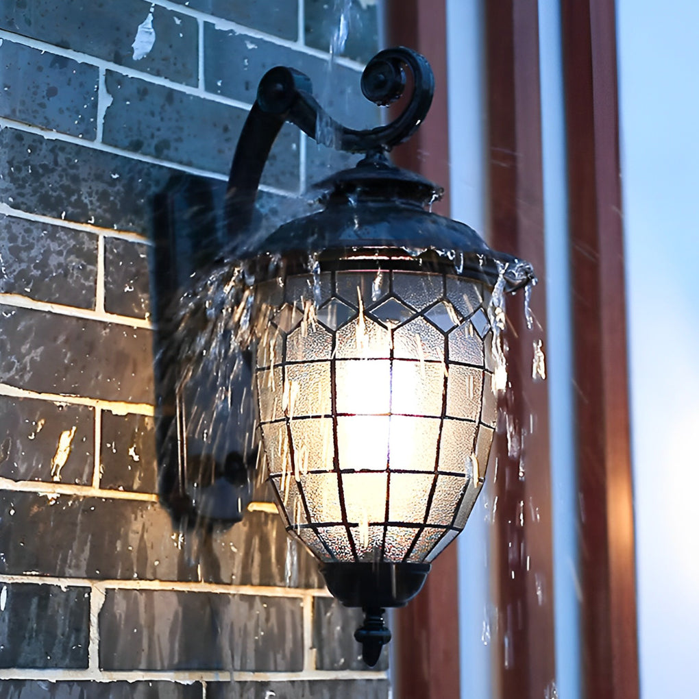 Elegant European-Style Outdoor Wall Lights – Waterproof & Minimalist Design