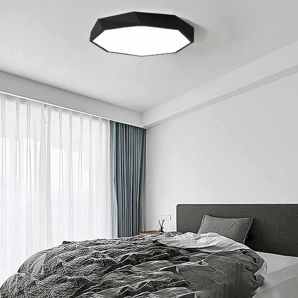 Geometric Design LED Modern Flush Mount Ceiling Light