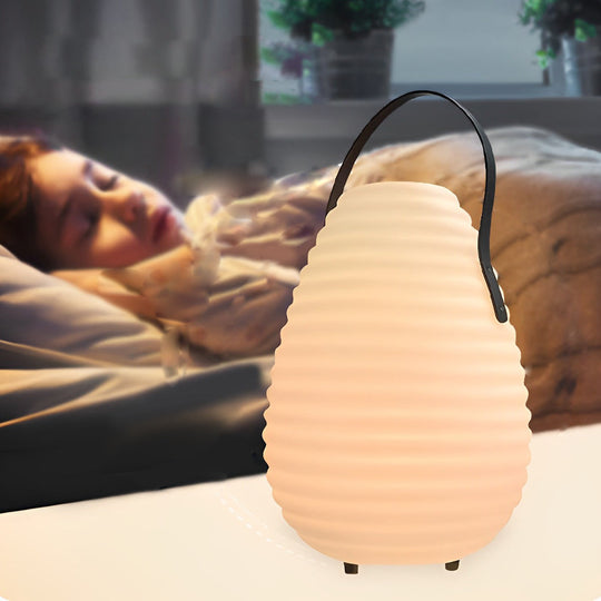 Waterproof Round LED Timing USB Rechargeable Outdoor Lantern
