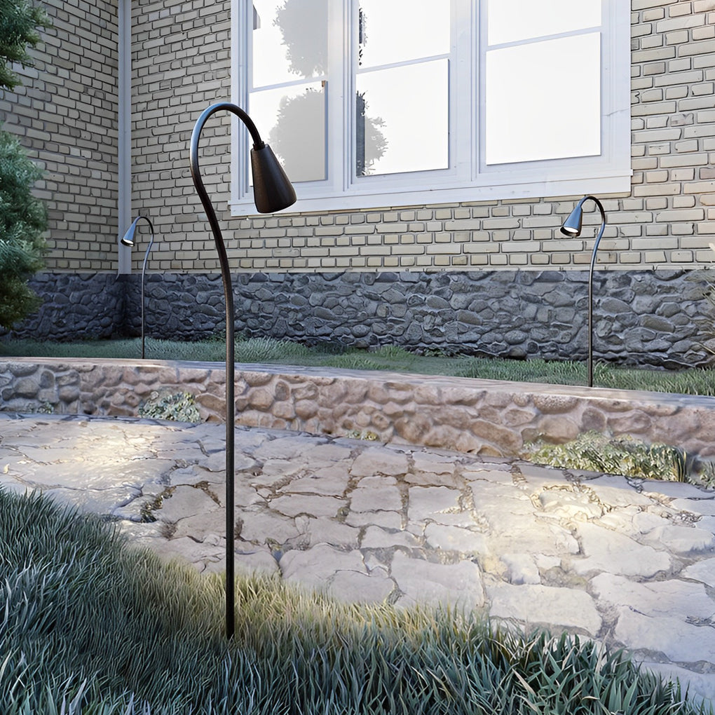 Arched Gooseneck Waterproof LED Pathway Light