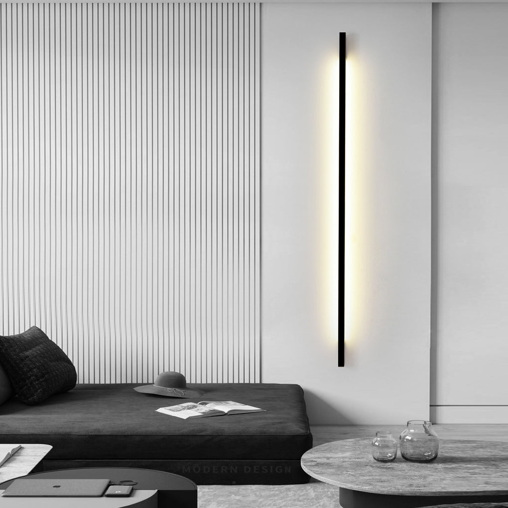 Minimalist Strip LED Wall Lamp with 3-Step Dimming