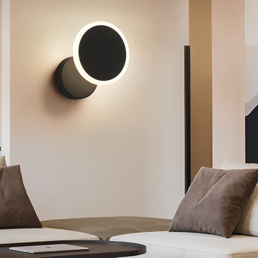 Round Rotatable Modern LED Wall Lamp