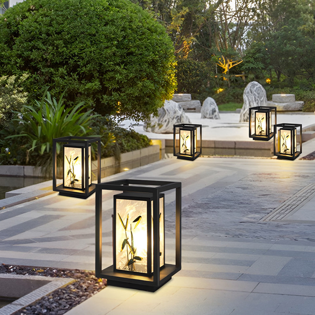 Artistic Solar LED Pathway Light with Pattern