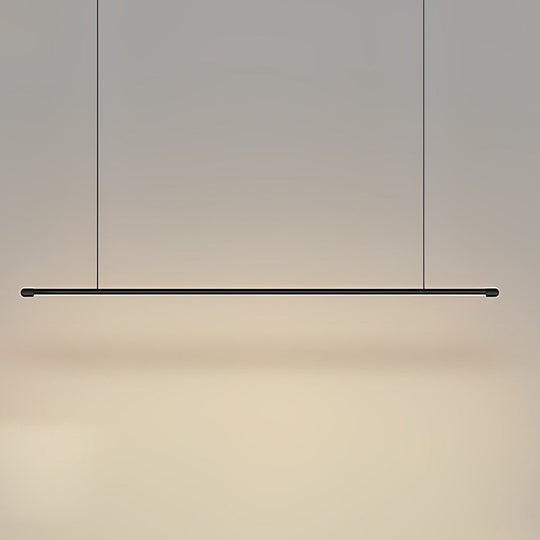 16" Geometric Adjustable Black LED Pendant Light