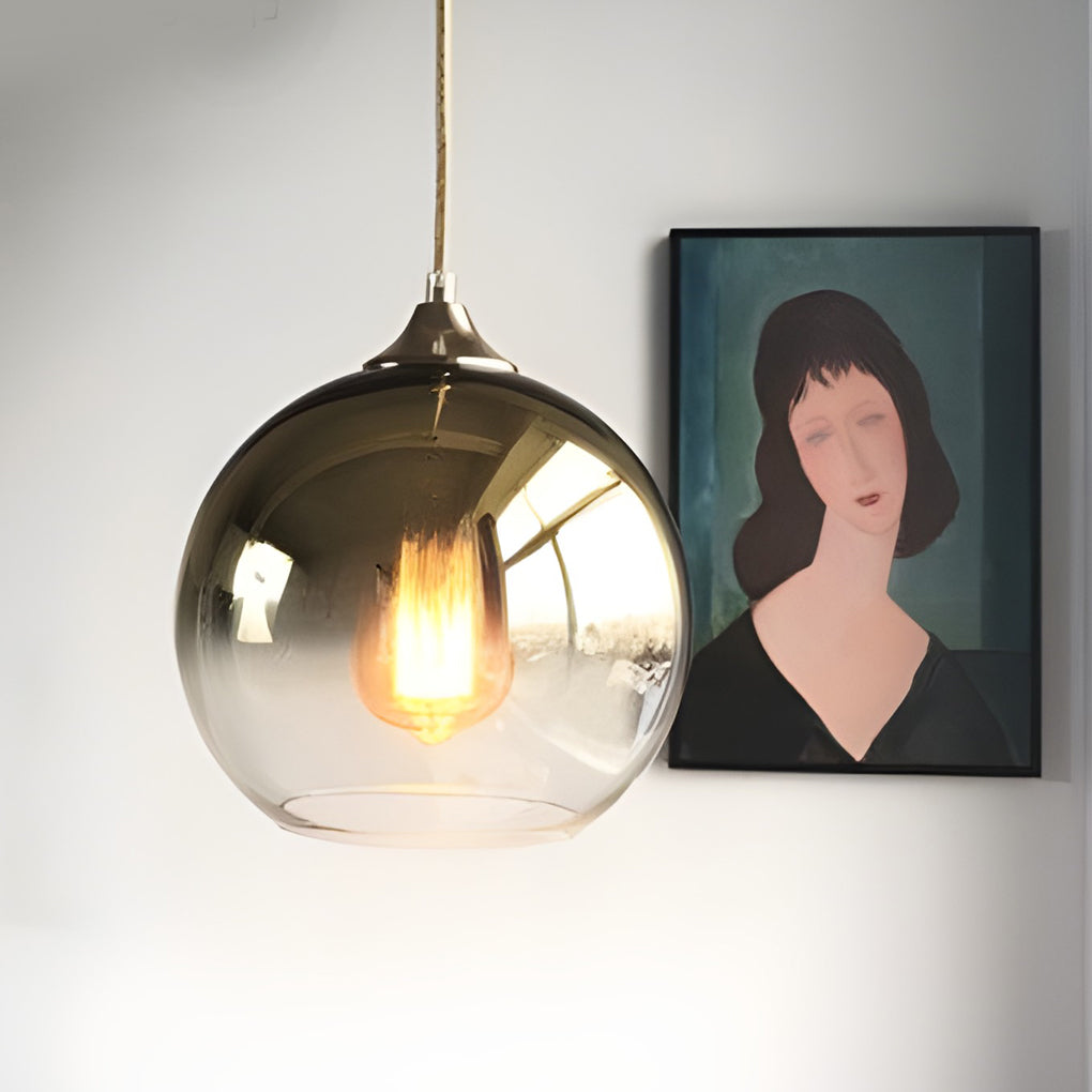 Globe – Modern Glass LED Pendant Light for Kitchen and Dining Room