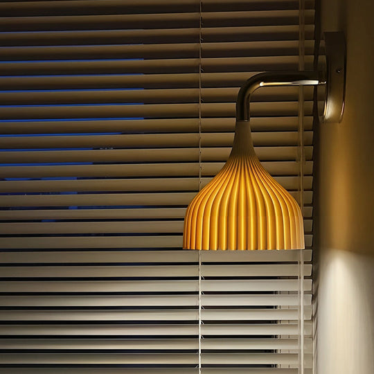 Creative Pleated Lampshade Iron Modern Wall Lamp