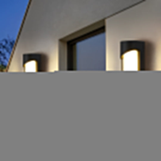 Creative Waterproof LED Modern Black Outdoor Wall Sconce Light