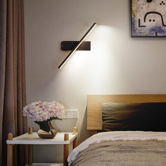 Modern 330° Rotatable LED Bar Wall Sconce – Adjustable Creative Wall Lamp