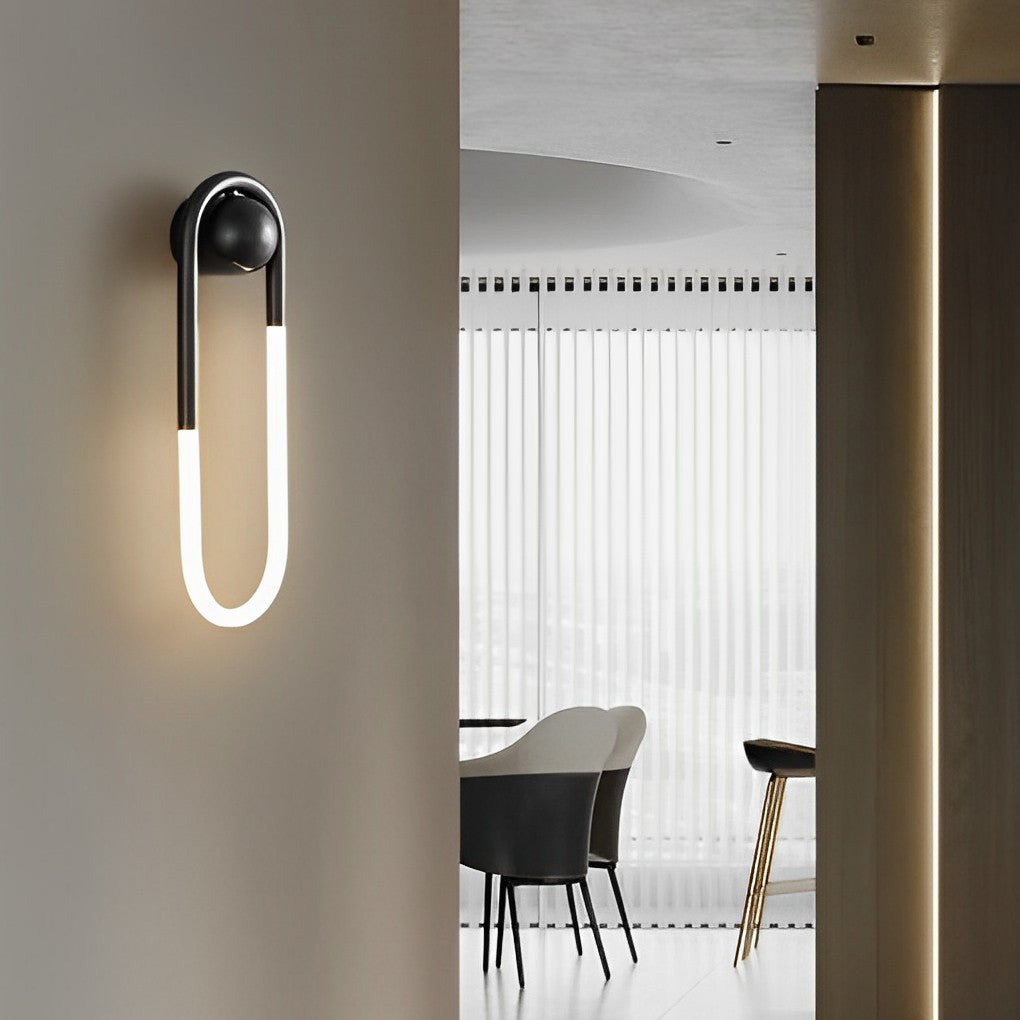Round Rectangular Three Step Dimming LED Copper Wall Lamp